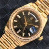 Fake Rolex Day-Date m228238 Black Dial