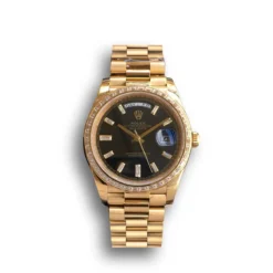 Replica Rolex Day-Date m228238 Black Dial