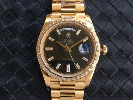 Rolex Replica Day-Date m228238 Black Dial