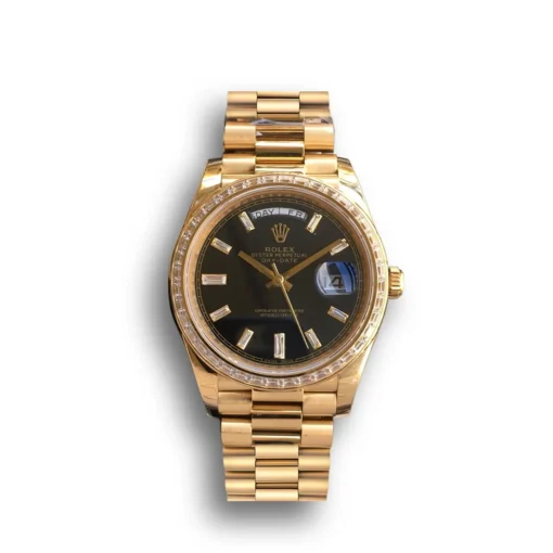 Replica Rolex Day-Date m228238 Black Dial
