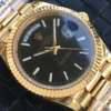Rolex Replica Day-Date m228238 Black Dial Fluted Bezel