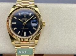 Rolex Super Clone Day-Date m228238 Bright Black Dial