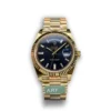 Replica Rolex Day-Date m228238 Bright Black Dial