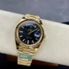 Super Clone Rolex Day-Date m228238 Bright Black Dial