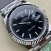 Fake Rolex Day-Date m228238 Bright Black Dial Platinum