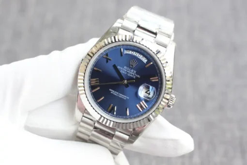 Rolex Replica Day-Date m228238 Bright Blue Dial
