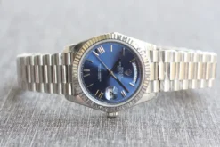 Best Rolex Replica Day-Date m228238 Bright Blue Dial