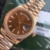 Rolex Super Clone Day-Date m228238 Brown Dial
