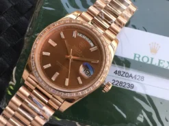 Rolex Super Clone Day-Date m228238 Brown Dial