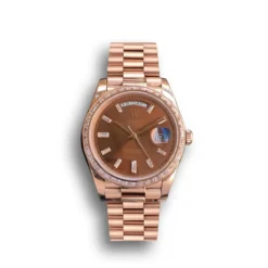 Replica Rolex Day-Date m228238 Brown Dial