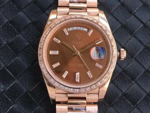 Rolex Replica Day-Date m228238 Brown Dial