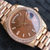 Super Clone Rolex Day-Date m228238 Brown Dial
