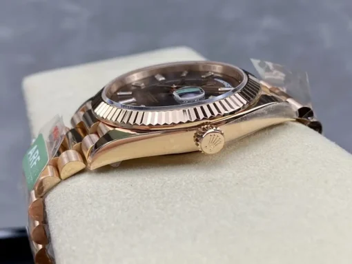 Best Fake Rolex Day-Date m228238 Brown Ombre Dial