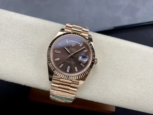 Best Rolex Replica Day-Date m228238 Brown Ombre Dial