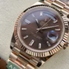 Rolex Clone Day-Date m228238 Brown Ombre Dial