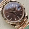 Rolex Clone Watches Day-Date m228238 Brown Ombre Dial