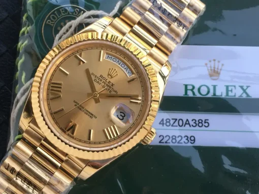 Rolex Super Clone Day-Date m228238 Champagne Dial