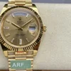 Rolex Super Clone Day-Date m228238 Champagne Dial Fluted Bezel