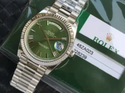 Rolex Super Clone Day-Date m228238 Green Dial