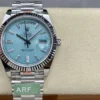 Rolex Super Clone Day-Date m228238 Ice Blue Dial White Gold