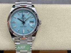 Rolex Super Clone Day-Date m228238 Ice Blue Dial White Gold