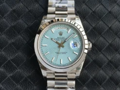 Fake Rolex Day-Date m228238 Ice Blue Motif Dial