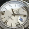 Replica Rolex Day-Date m228238 Quadrant Texture White Dial Lug Shot