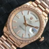 Fake Rolex Day-Date m228238 Silver Dial