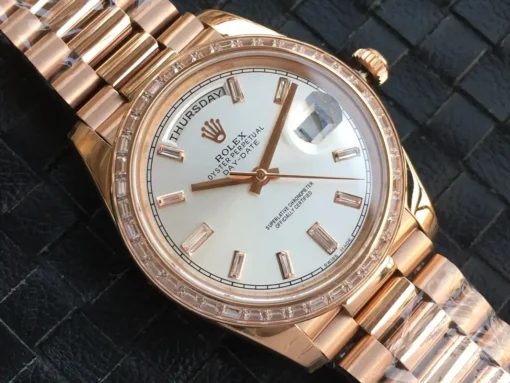 Super Clone Rolex Day-Date m228238 Silver Dial
