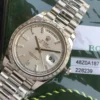 Rolex Super Clone Day-Date m228238 Silver Dial Stainless Steel