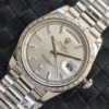 Fake Rolex Day-Date m228238 Silver Dial Stainless Steel