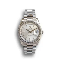 Replica Rolex Day-Date m228238 Silver Dial Stainless Steel