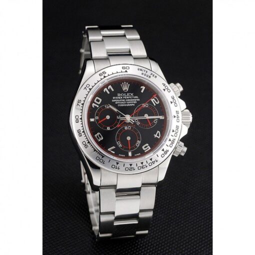 Fake Rolex Daytona 39mm Black Dial 80296