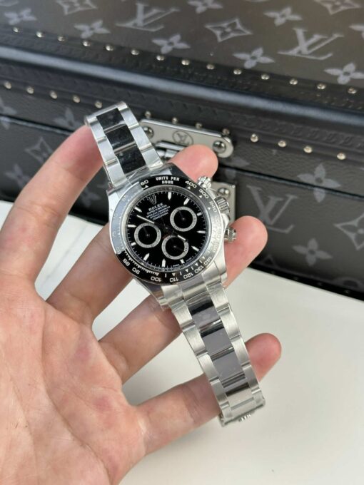 Clone Rolex Daytona 40 mm Black Dial 126500LN “Godzilla”