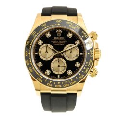 Rolex Super Clone Daytona 40 mm Black Dial Yellow Gold 126518LN