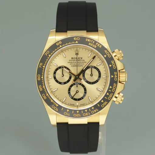 Rolex Super Clone Daytona 40 mm Golden Dial 126518LN