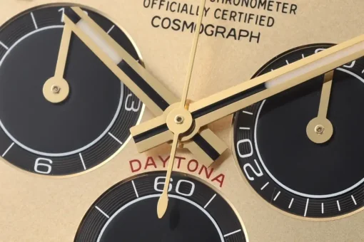 Rolex Clone Daytona 40 mm Golden Dial 126518LN “Pikachu”