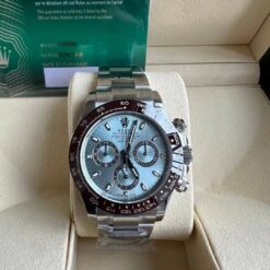 Rolex Super Clone Daytona 40 mm Ice blue Dial 116506 “Platona”