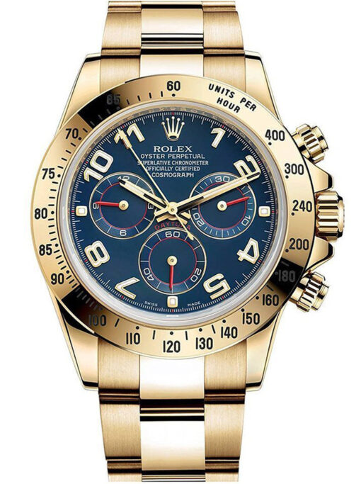 Replica Rolex Daytona 40mm Blue Dial 116528
