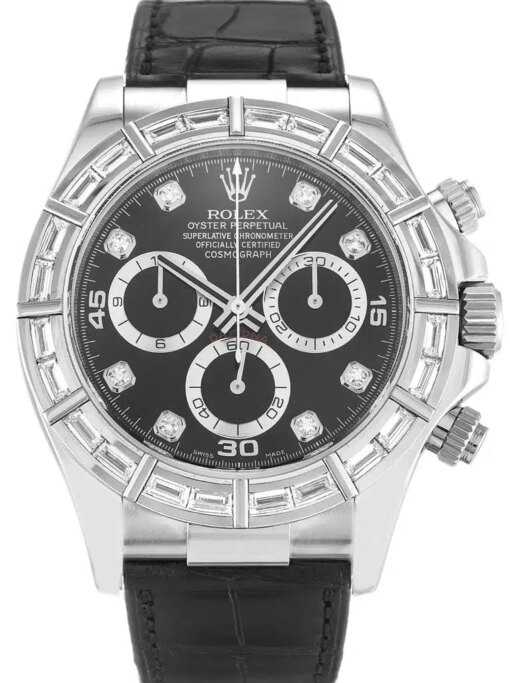 Replica Rolex Daytona 40mm Dial Black 116589BR