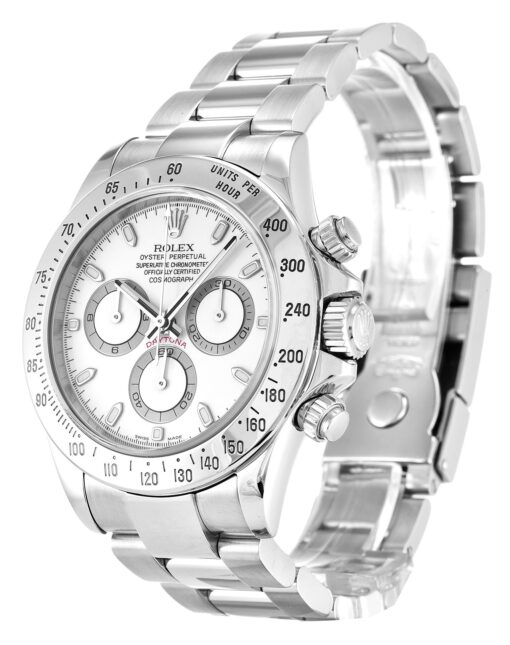Fake Rolex Daytona 40mm White Dial 116520
