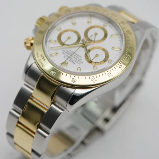 Fake Rolex Daytona 40mm White Dial 116523