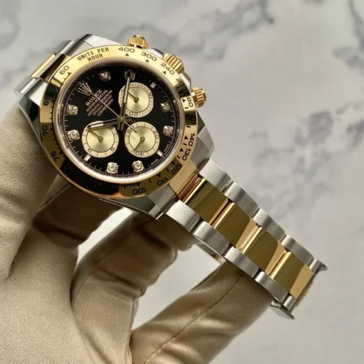 Super Clone Rolex Daytona Black Diamond Dial 126503