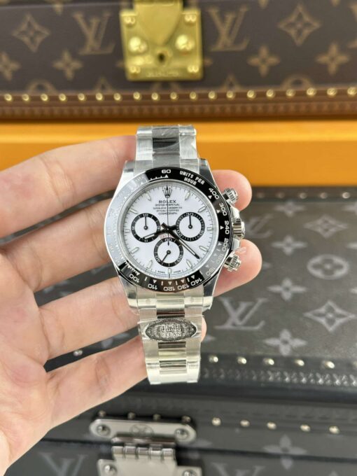 Rolex Replica Watches Daytona “Panda” 40 mm White Dial 126500LN