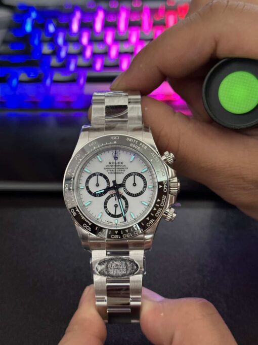 Rolex Replica Daytona “Panda” 40 mm White Dial 126500LN