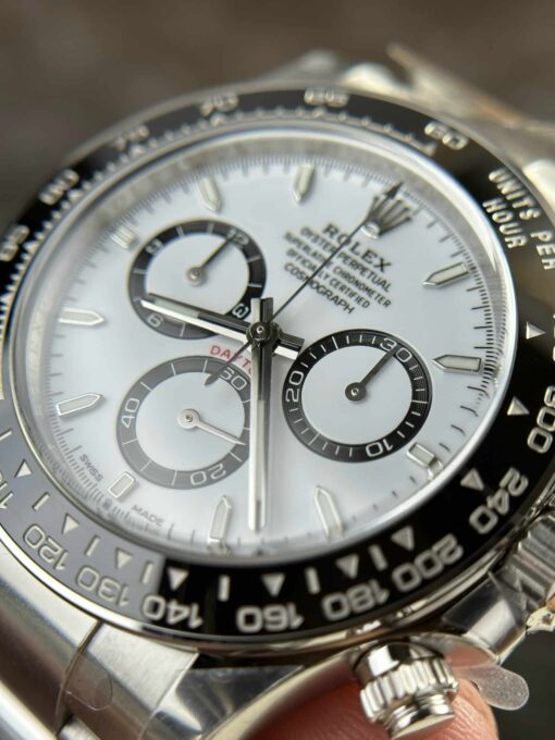 Best Fake Rolex Daytona “Panda” 40 mm White Dial 126500LN