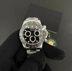 Rolex Super Clone Daytona “Reverse Panda” Black Dial 116500LN