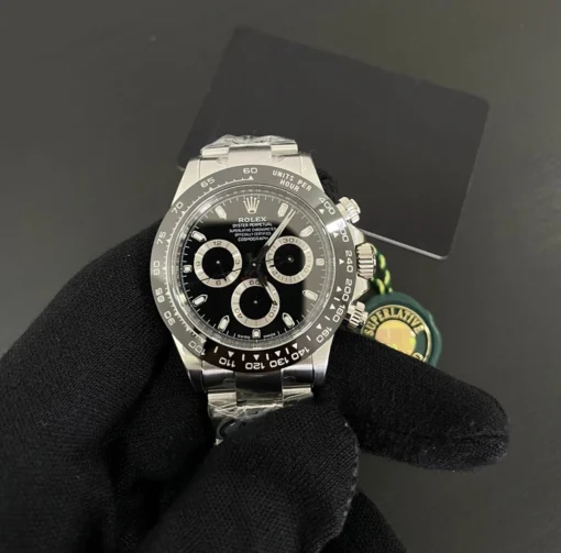 Rolex Super Clone Daytona “Reverse Panda” Black Dial 116500LN