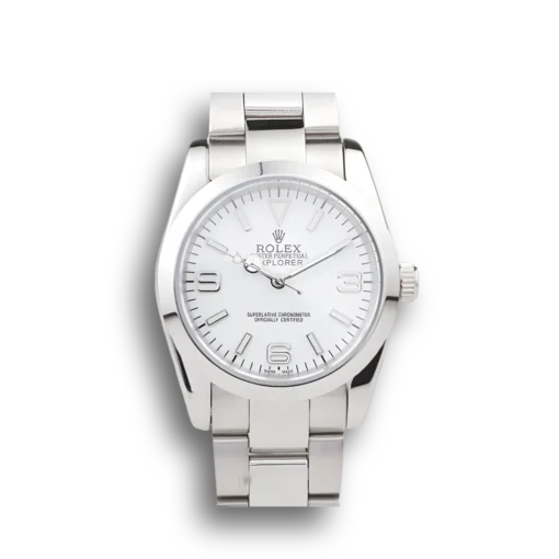 Replica Rolex Explorer 37mm Dial Silver 98086