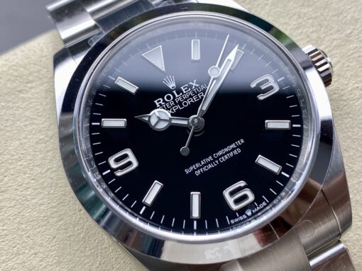 Fake Rolex Explorer 40 mm Black Dial 224270